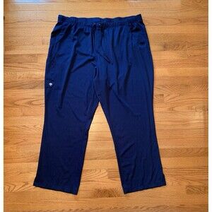 HH Works Healing Hands Scrub Pants 3X Drawstring Waist Pockets Blue